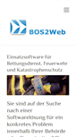Mobile Screenshot of bos2web.de