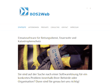 Tablet Screenshot of bos2web.de